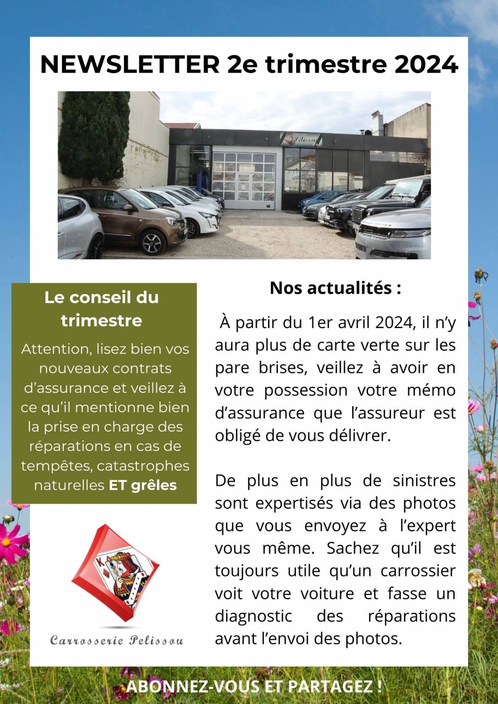 NEWSLETTER AVRIL 2024