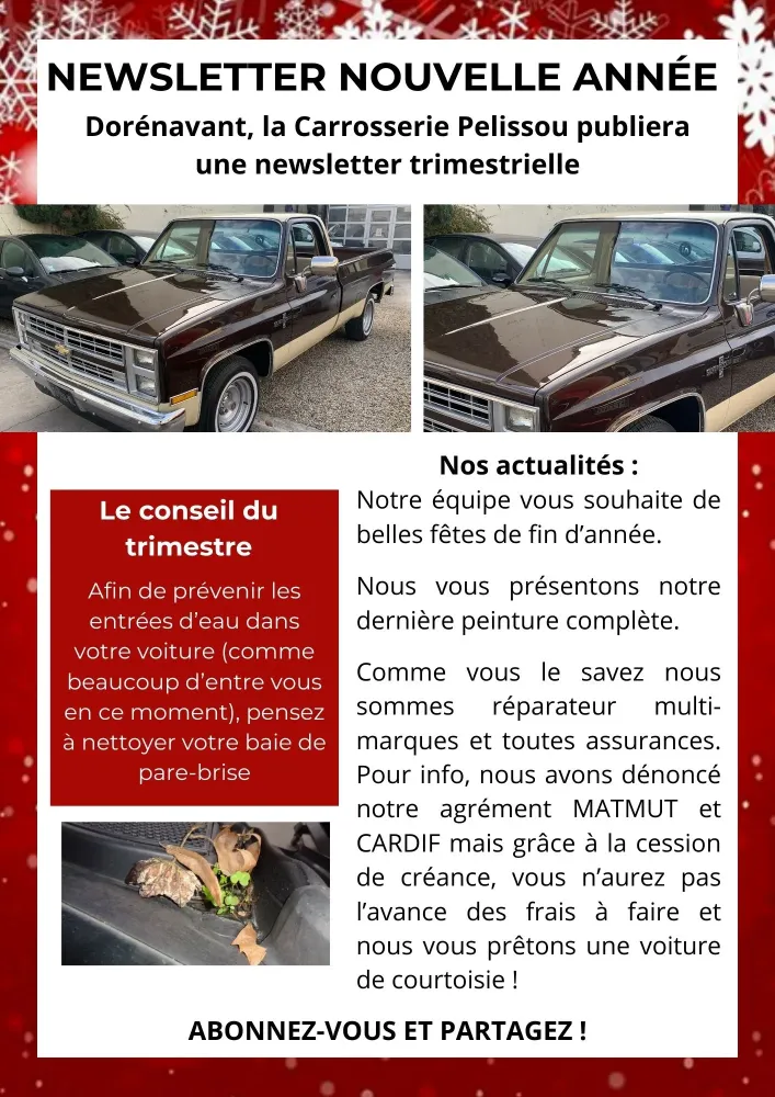 NEWSLETTER JANVIER 2024